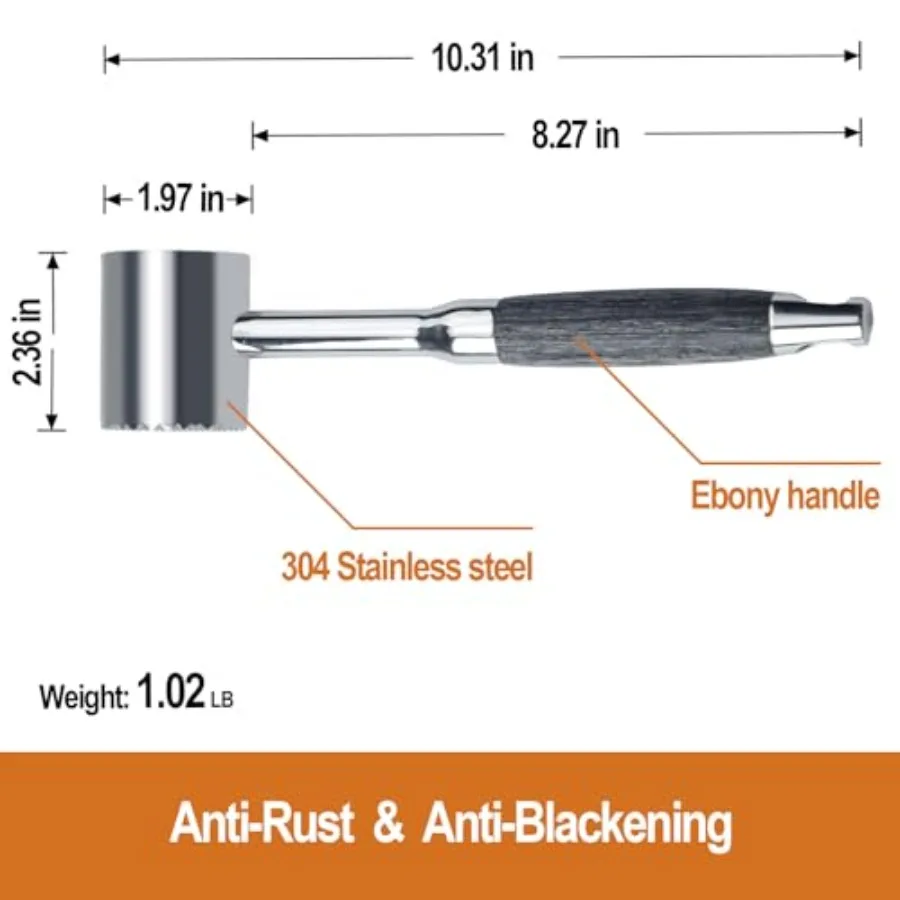 رافعة توفير العمالة 304 مطرقة مغرض اللحوم من الفولاذ المقاوم للصدأ لترطيب الدجاج ولحم البقر لحم الخنزير في المطبخ الطبخ وجبة Prepa #3