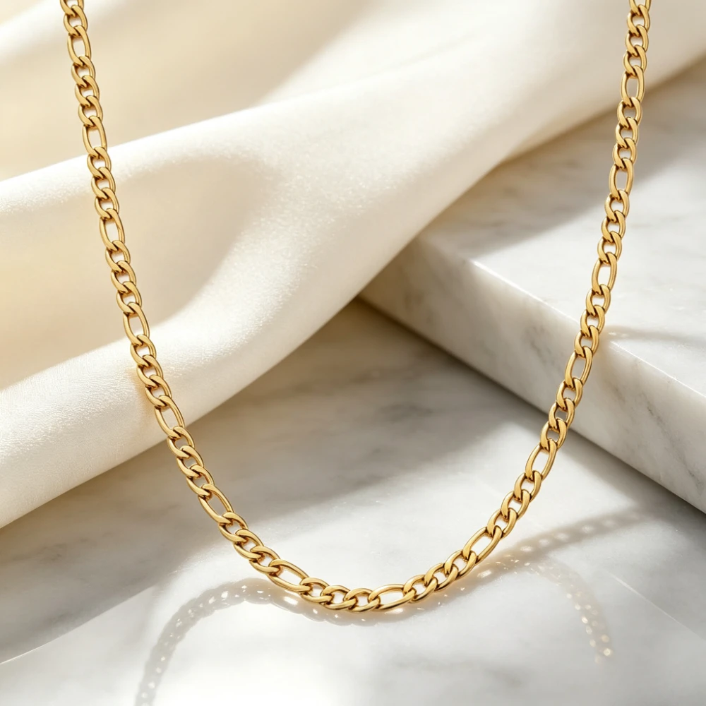 925 Sterling Silver Gold Plated Necklace 2mm Width Adjustable 45-60cm Fine Jewelry for Men Women Boys Ladies Wedding Party