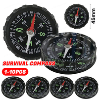 45mm Handheld Mini Compass Outdoor Camping Hiking Survival Guider Navigation Compass for Student Scientific Experiment Teaching