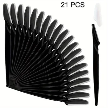 21pcs Eyebrow Razor Set for Women Facial Hair Remover Dermaplaning Tool with Precision…