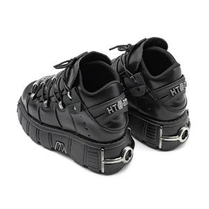 New 2024 brand Punk Style Women's Shoes Saves Heel Height 6cm Platform Shoes Woman Rock Boots Metal Decoration Woman Tennis 12 Main Sales Women's High Heels - №10