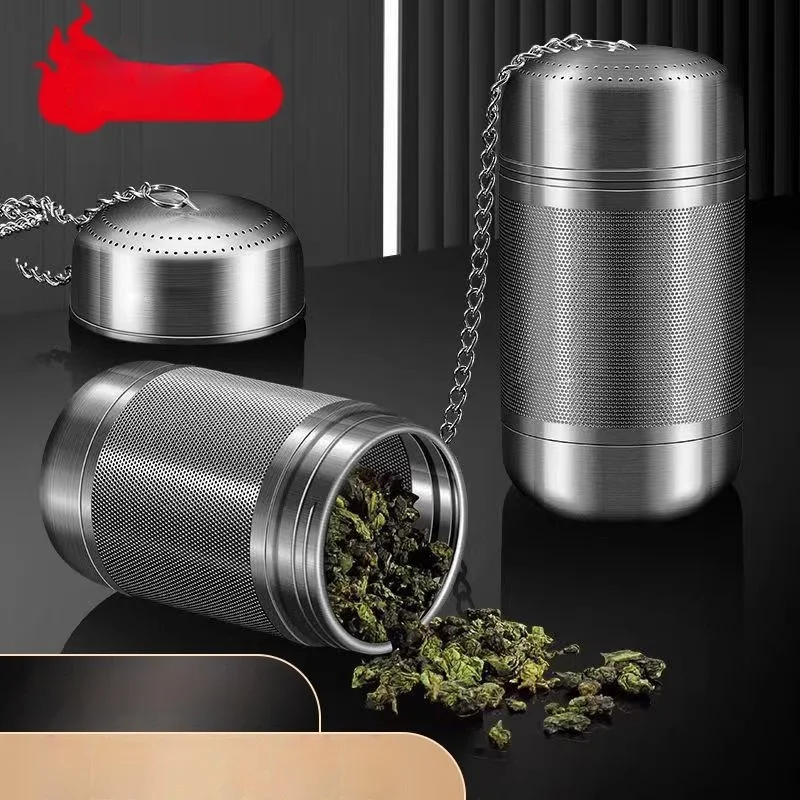 GIANXI Tea Strainer 316 Stainless Steel Strainer Tea Maker Flower Tea Ball Tea Bin Tea Strainer Stainless Steel Tea Glass