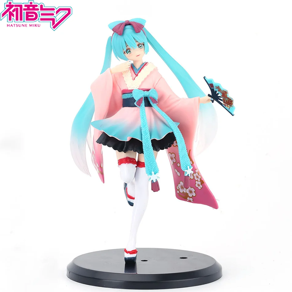 Multiple Styles Hatsune Miku Anime Cute Miku Series Figure PVC Collectible Model Toy Desktop Decoration Christmas Birthday Gift