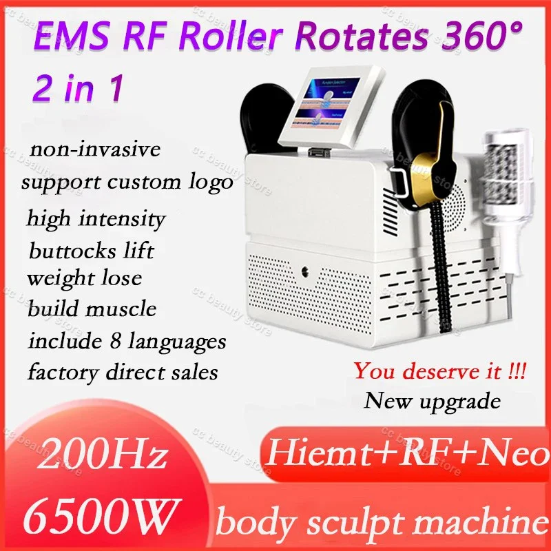 

Hot Sale EMS Body Shaping 360 Roller Massage Muscle Relaxation Weight Loss Slimming Machine Lymphatic Drainage Beauty Salon