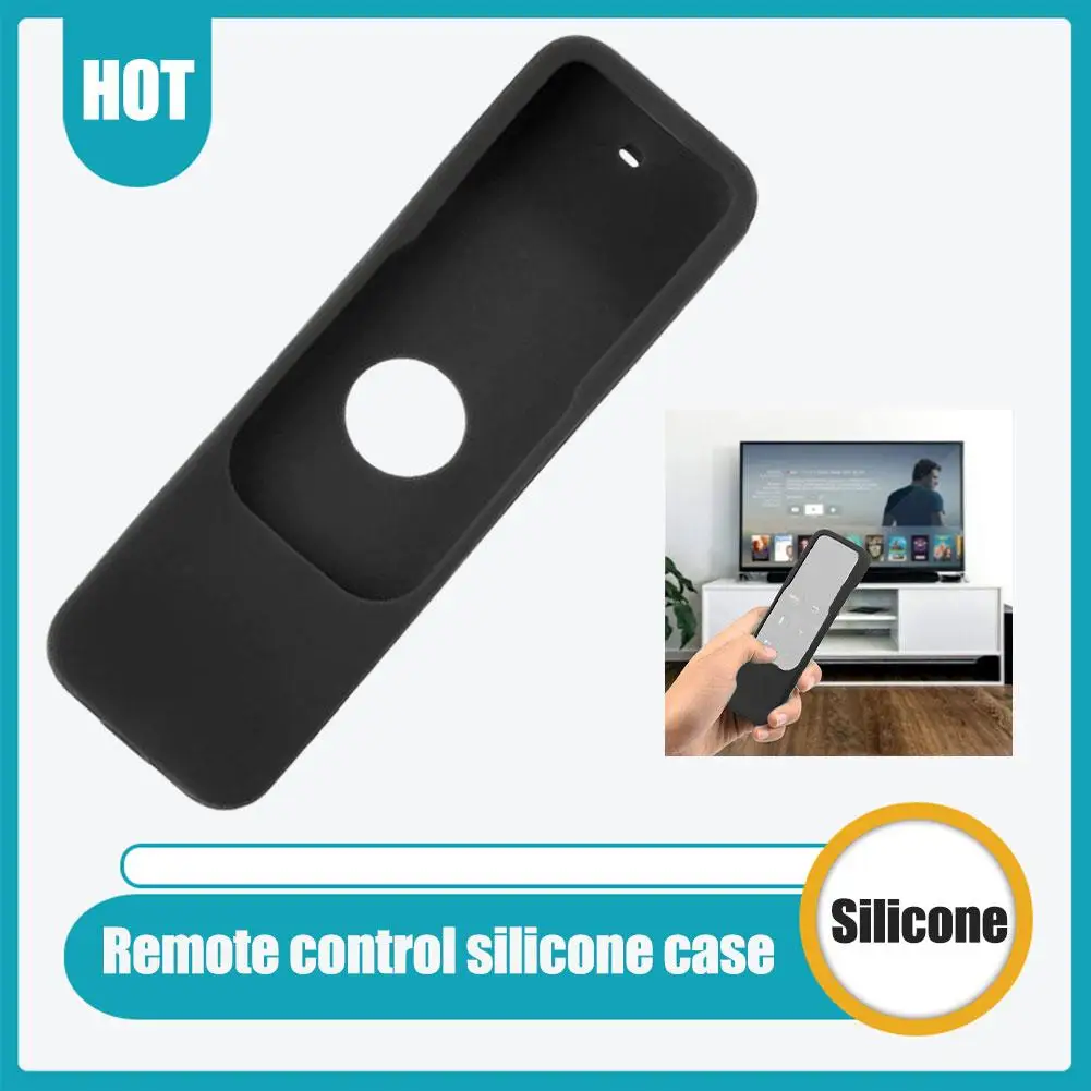 for Apple TV 4K/4th Gen Siri Remote Control Case Colorful Skin Silicone Protective Romote Cover Control Case Anti-Slip G5F7