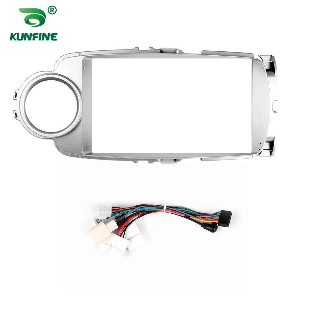 Car GPS Navigation Stereo For Toyota YARiS 2012 - 2017 Radio Fascias Panel Frame Fit 2Din 9 inch In Dash headunit screen