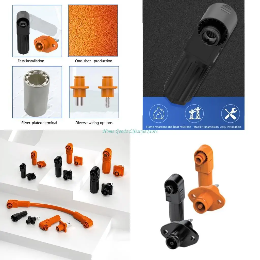 

E74E Battery Energy Storage Connector 50A Weatherproof Solar Battery Connector