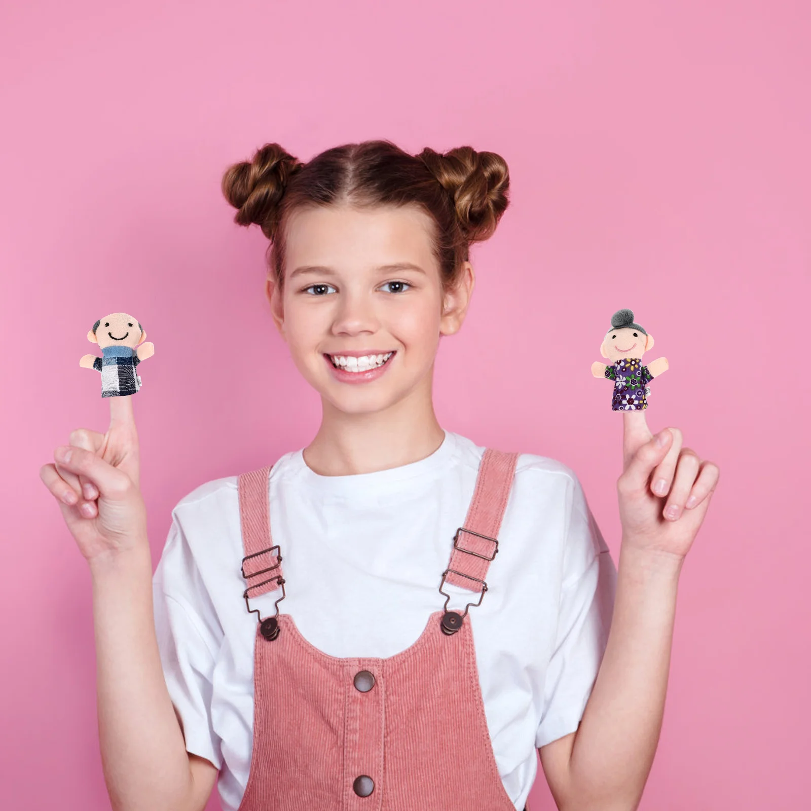 18 قطعة من دمى الأصابع التعليمية مجموعة الحيوانات لأفراد الأسرة رواية القصص لعب الأدوار ملحقات المنزل ألعاب تعليمية