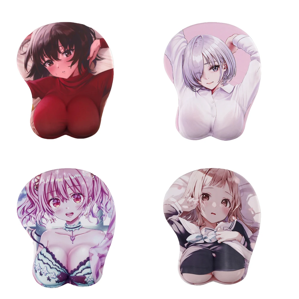 

3D Silicone Mousepad Anime Hentai Wristband Mouse Pad Wrist Rest MouseMat Gaming Accessories Anti-Slip Playmat For Overwatch LOL