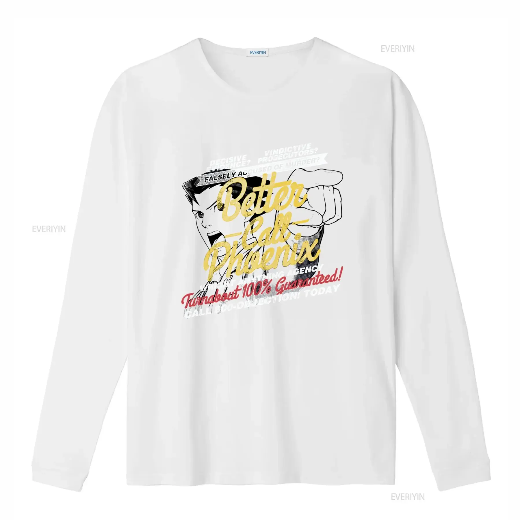 Ace Attorney Better Call Phoenix Men's T Shirt Decisive Evidence Vindictive Prosecutors Falsely Accused of Murder Wright
