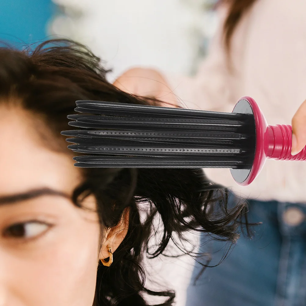 2 قطعة مشط الهواء للتجعيد الطبيعي تجعيد الشعر الكثيف أداة التصميم المحمولة مشط المضادة للانزلاق فرشاة عصا الشباك #3