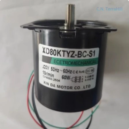 AC Gear Motor XD60KTYZ-AC-S1 XD-X38GA38SRZ Synchronous Electric Motor for Industrial Equipment