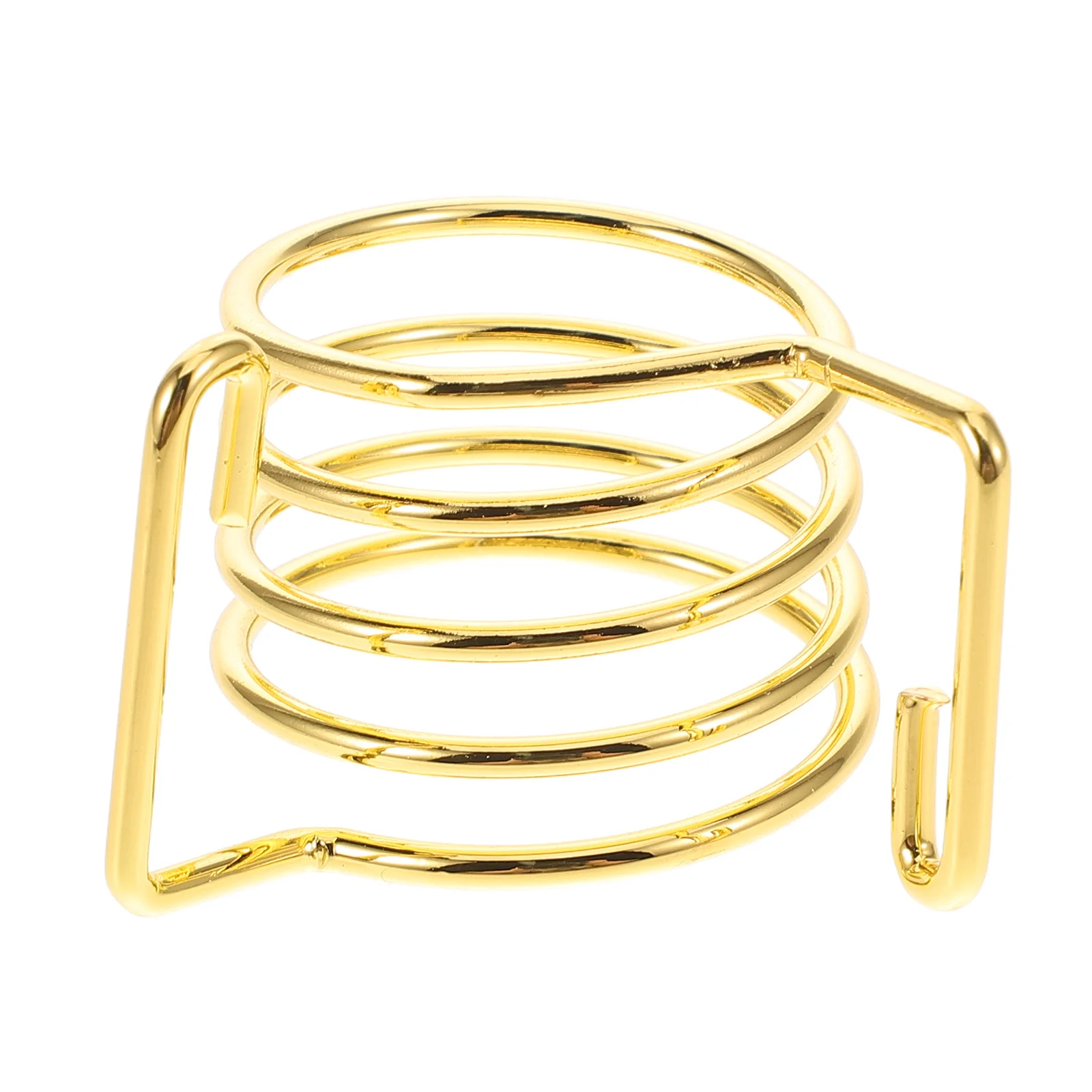 

Alto Saxophone Ligature Gold Spiral Metal Clamp Protective Sax Mouthpiece Clip Portable Saxophone Parts Accessories