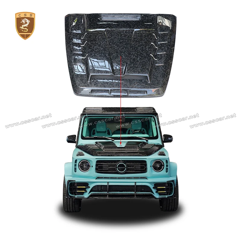 Forged Dry Carbon Car Front Hood For Benz G Class W464/W463a 2018-2024 upgrade MSY.P920 Limited Edition Engine Bonnet Cover