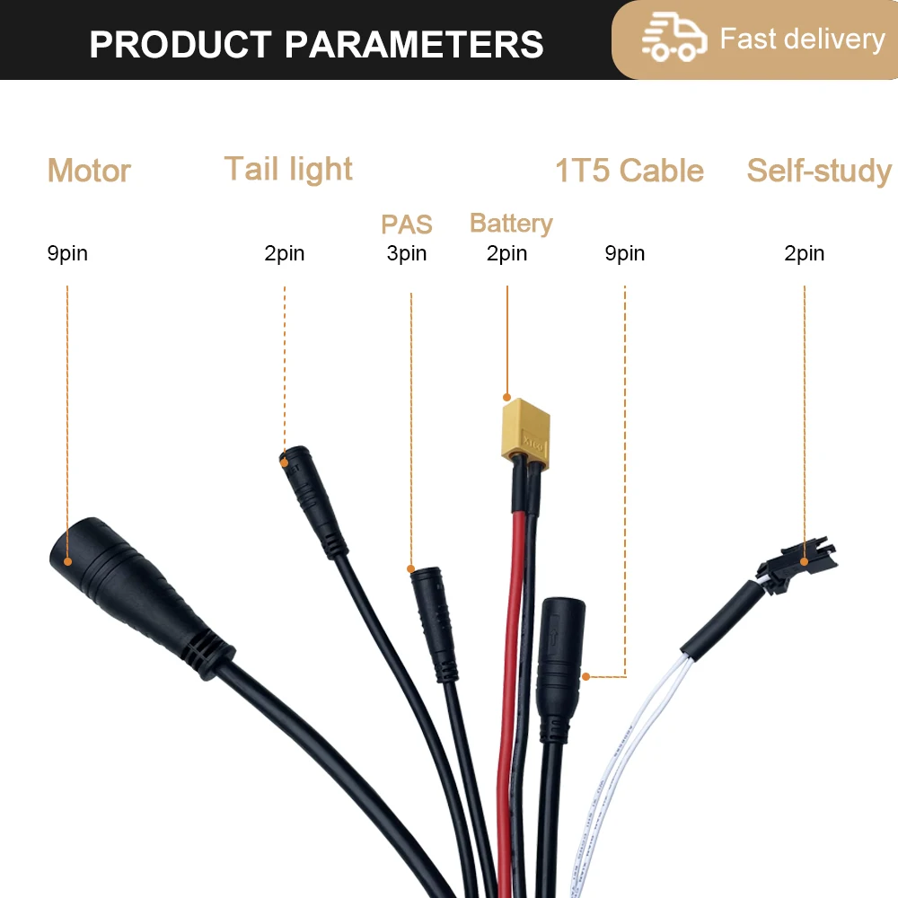 3 mode Controller  Ebike Sine Wave Waterproof Controlle 17A 26A 30A with Color S-100 Or H-100 Display