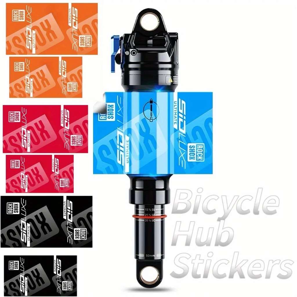 AliExpress NONE 2PCS/Set 2021 rockshox SIDLUXE ULTIMATE Rear Ball Sticker, AM Mountain Bike EN Rear Absorber Decal