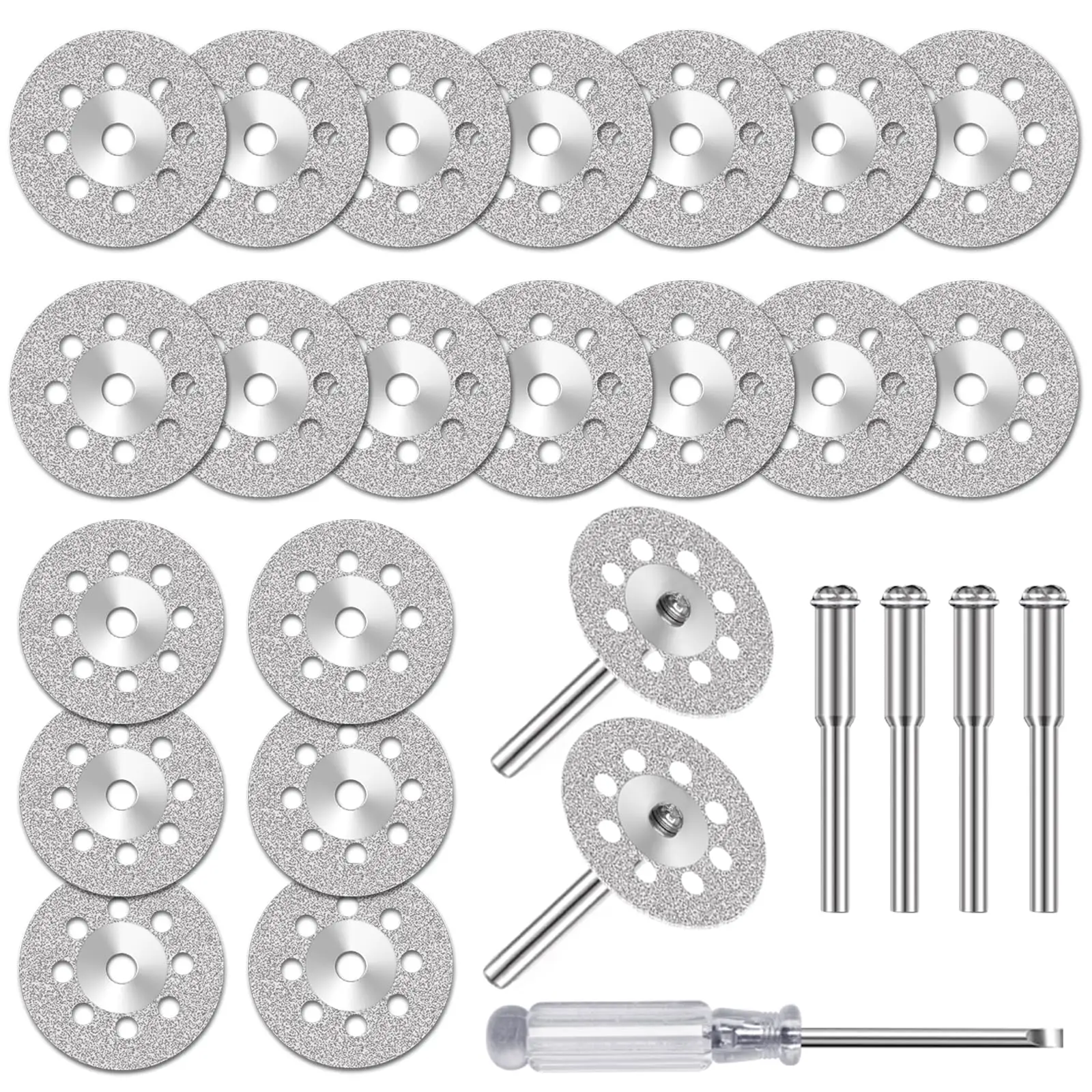 20PCS Diamond Cut-off Wheels, 7/8
