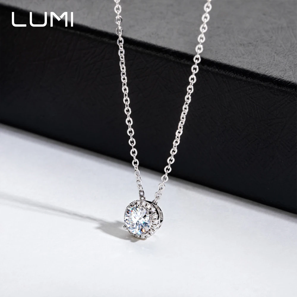 

Big Hit 1ct Sunflower Shape Moissanite S925 Silver Pendant Necklace for Beautiful Wedding Birthday Anniversary Gift Lab Diamond