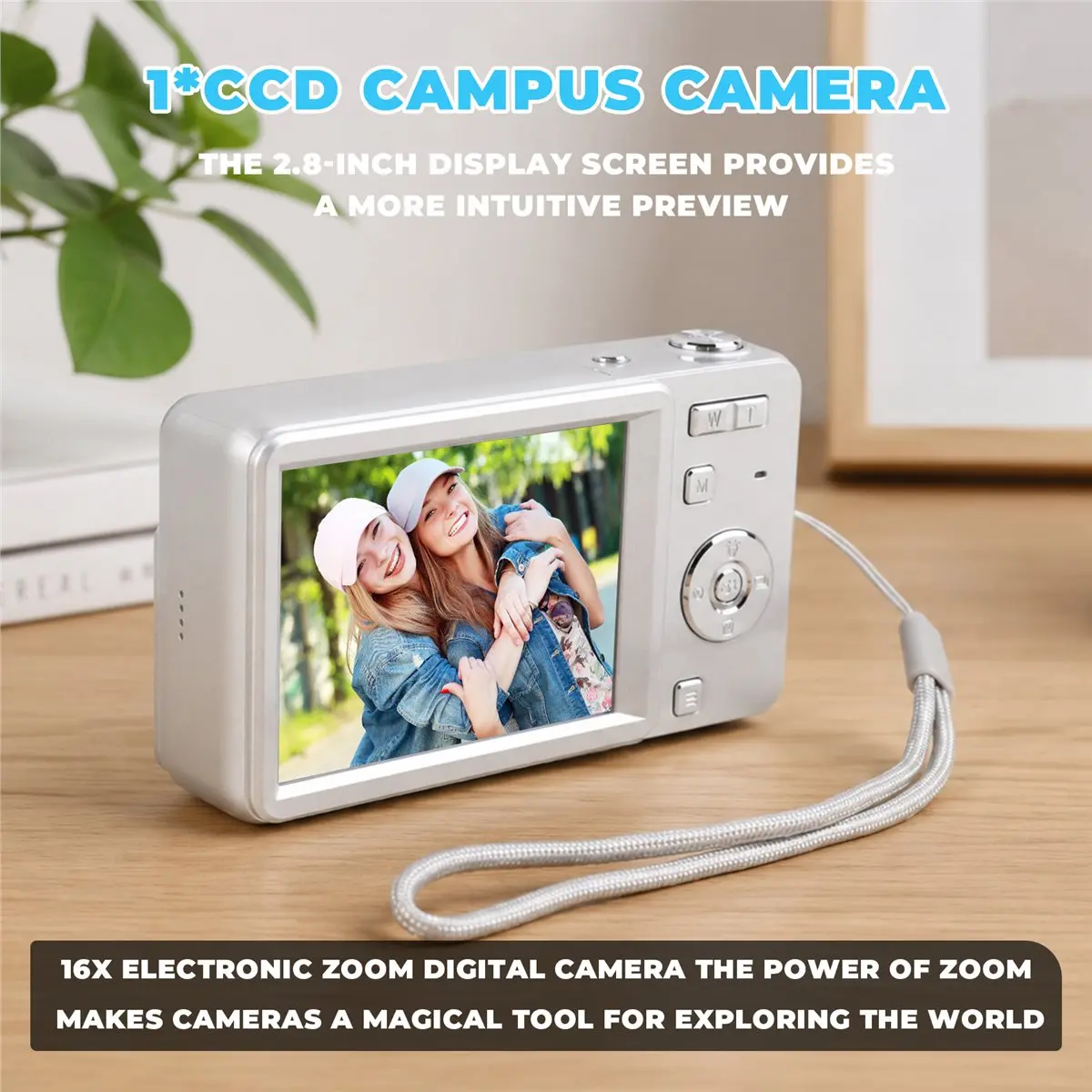

N05R 4K HD 1080P Digital Camera 46MP Autofocus Vlogging Camera 16X Zoom Video Photography Camera 2.8 Inch IPS Screen D
