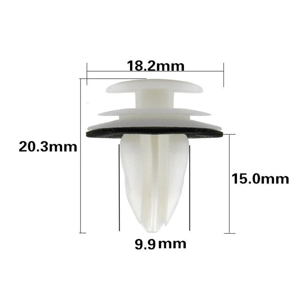 20/50/100pcs Door Panel Clips Automotive Fasteners Rivets And Fasteners Door Panel Rivets With Sealing Rings Bumper Clips