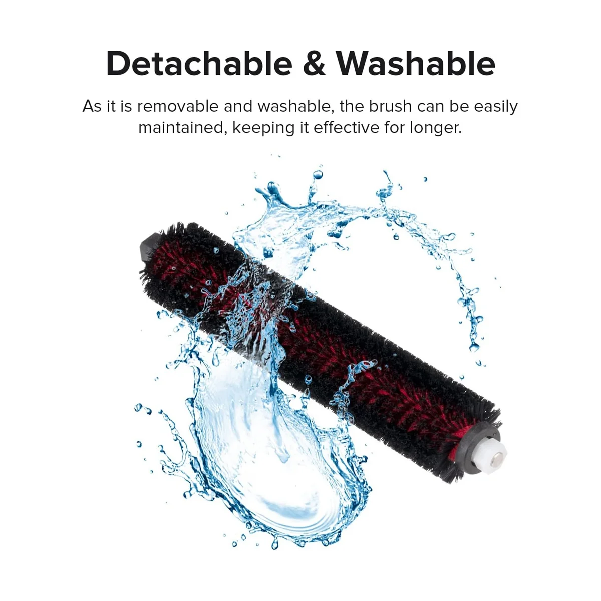 สำหรับ S7 MaxV แปรงทำความสะอาดความเร็วสูงพิเศษ S8พิเศษสามารถซักได้สำหรับไม้ถูพื้นและทำความสะอาดตัวเอง