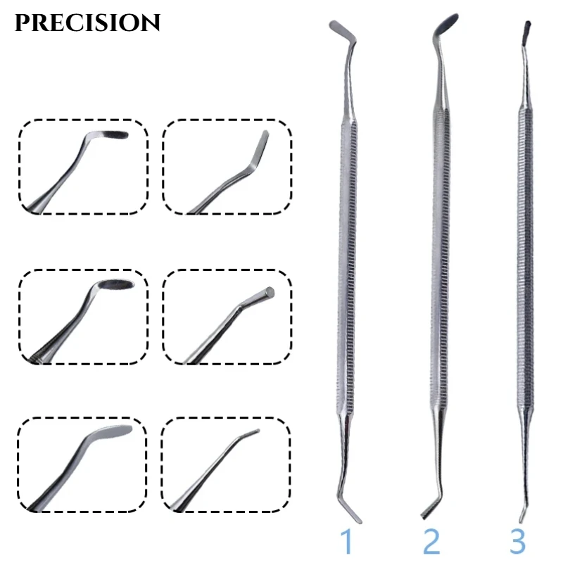 

Dental Filling Tool Restoration Spatula Double Ends Stainless Steel Composite Filling Resin Instruments Tools