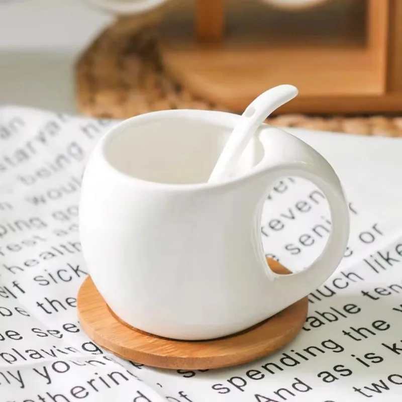 Provide logo cup holder, tree bamboo holder, tea holder, large-capacity ceramic cold kettle cup holder for