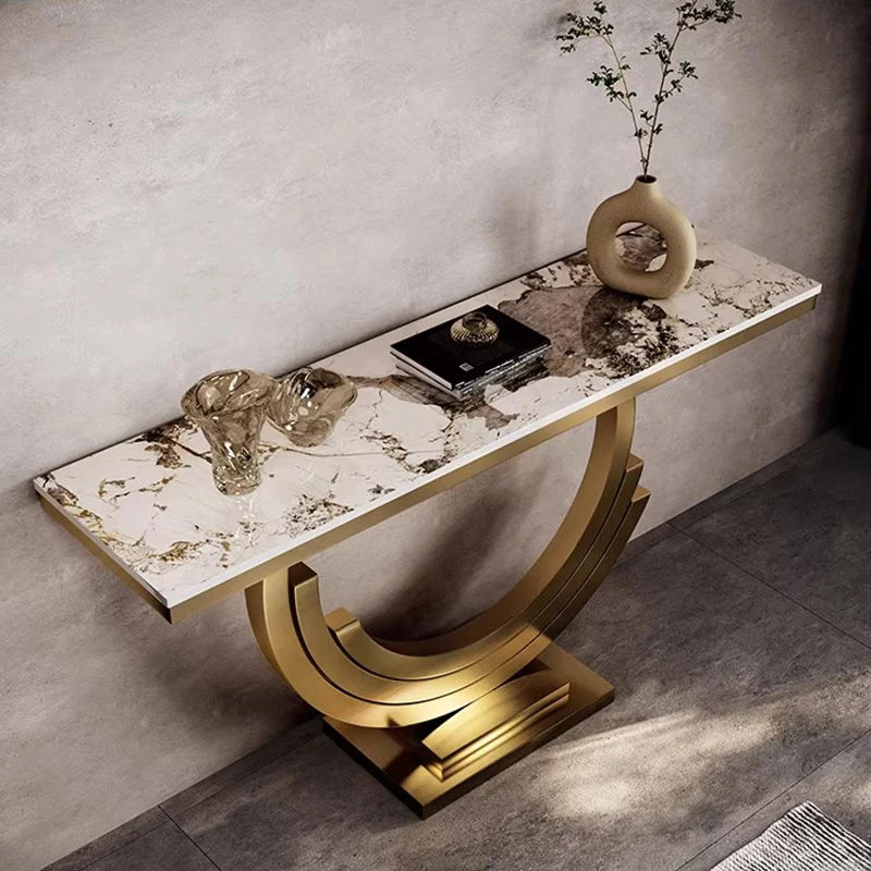 Französische klassische Konsolentische, ästhetische, elegante Konsolentische für den Flur, luxuriöses Design, Muebles De Sala-Raummöbel