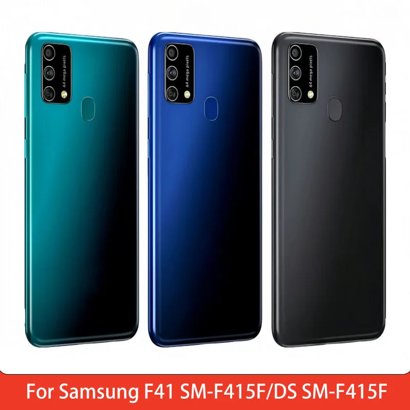 Battery Back Cover for Samsung Galaxy F41 SM-F415F/DS SM-F415F PC Material back cover Repair Replacement Part