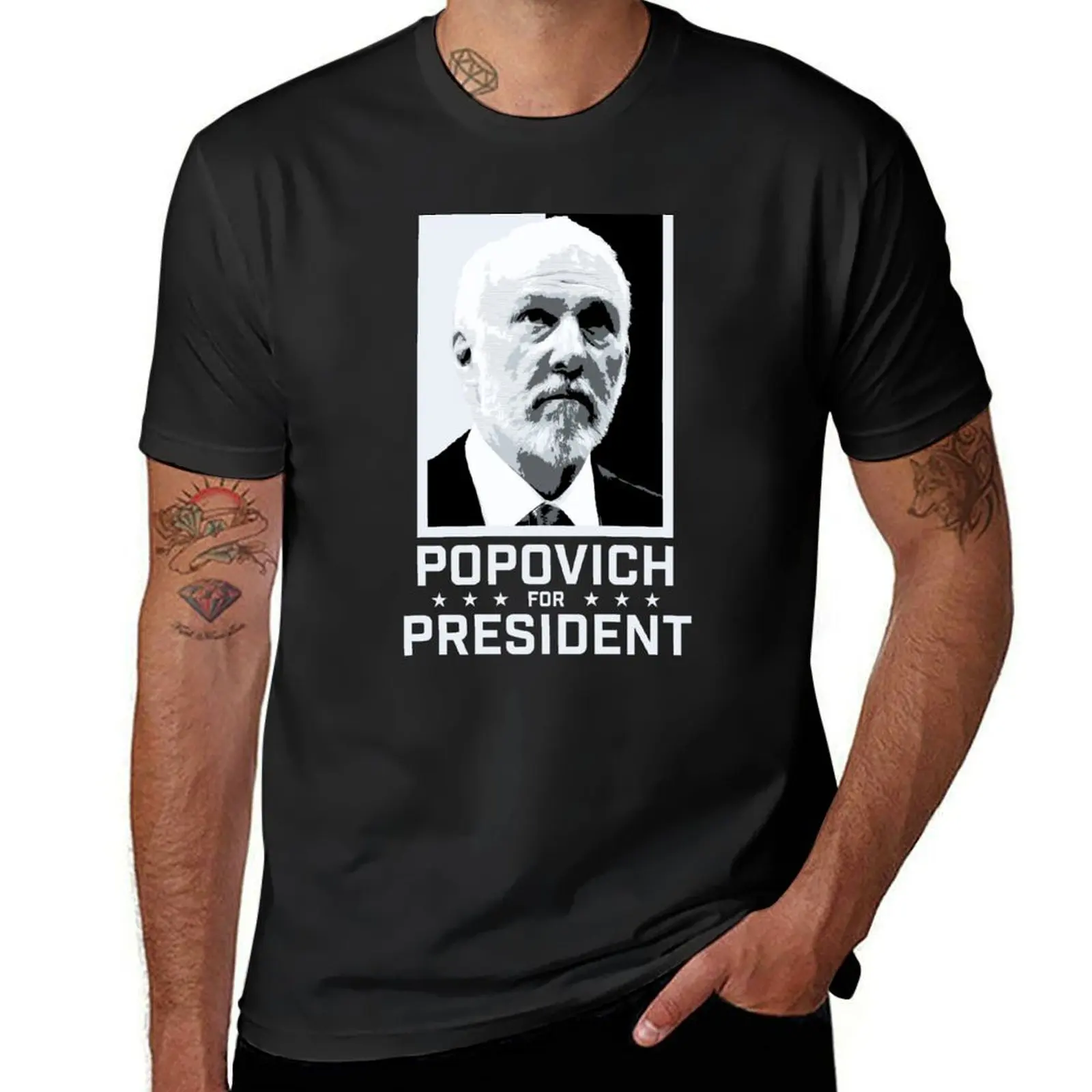 POTUS POP T-Shirt new edition summer top sublime heavy weight t shirts for men