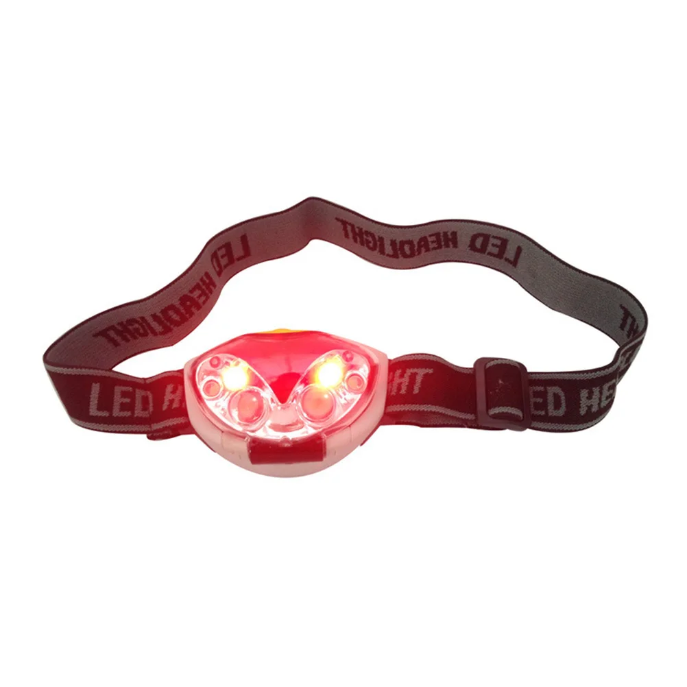 

6 LED Powered Fishing Headlight Lightweight Adjustable Strap Outdoor Hiking Camping Emergency Light Headlight