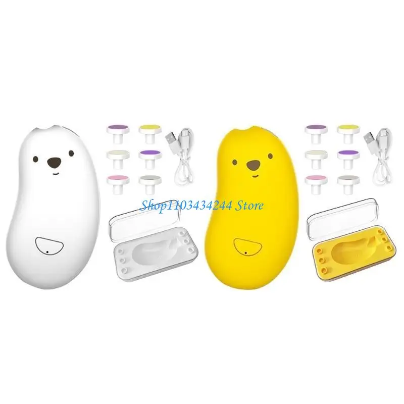 ماكينة تشذيب أظافر الأطفال الصغار الكهربائية مع خيار ملف متعدد، ترقيات مانيكير الرضع المريحة والهادئة لأظافر الأطفال #5