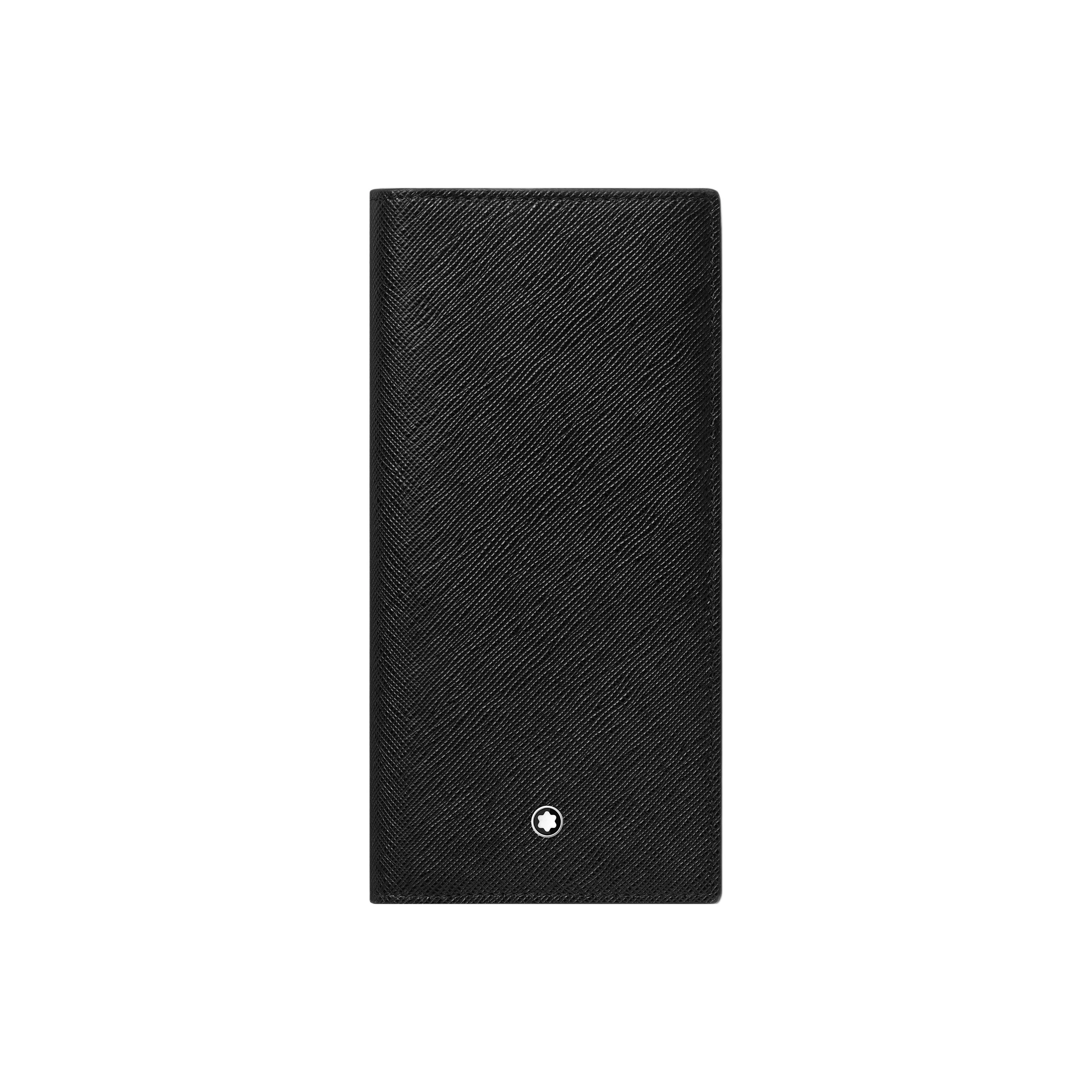 MONTBLANC Calfskin Wallet Men's Black 130320
