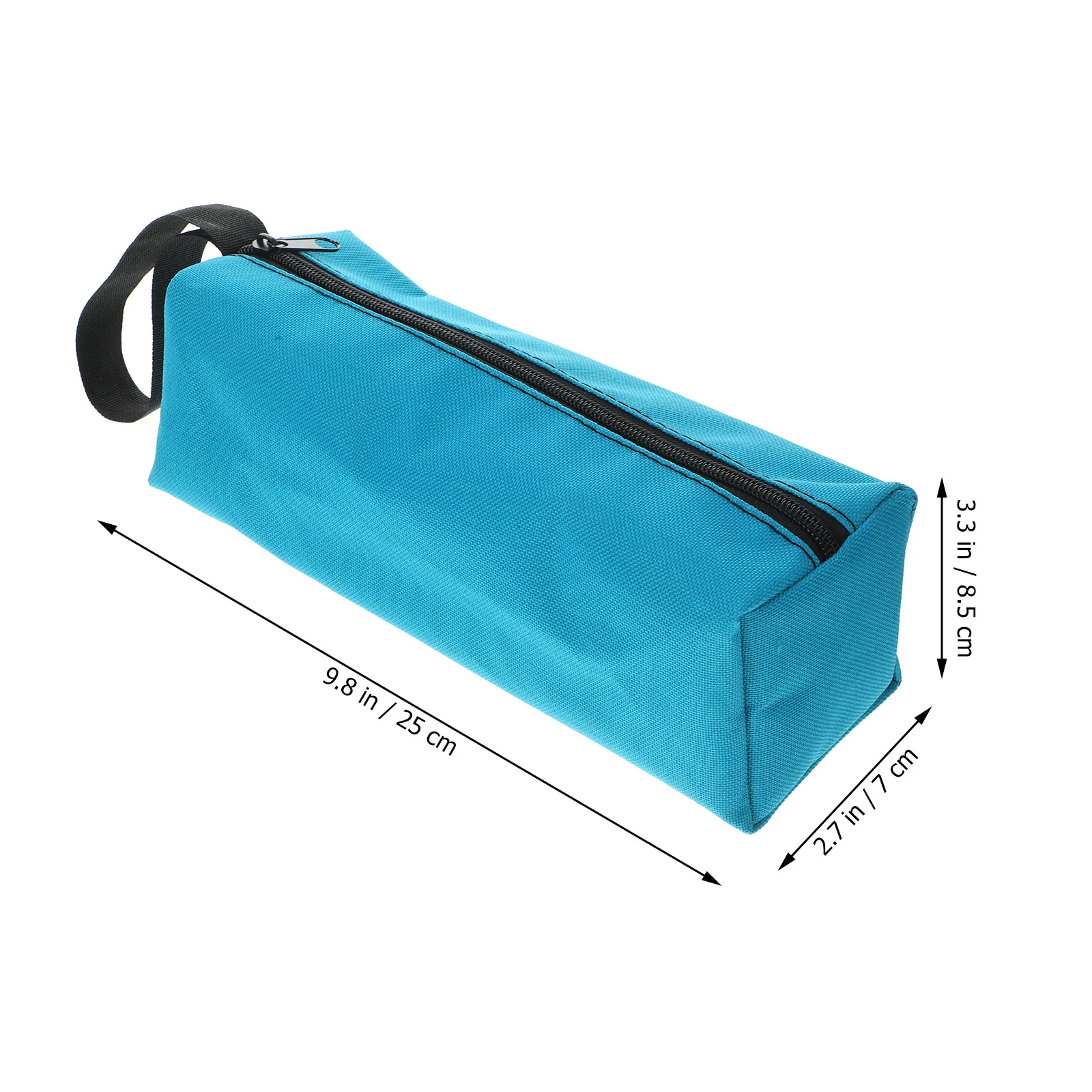 

5pcs Tool Storage Pouch Heavy Duty Metal Zipper Washable Organizer For Tools Hardware Art Supplies Travel Gear Zipper Pouch Bags