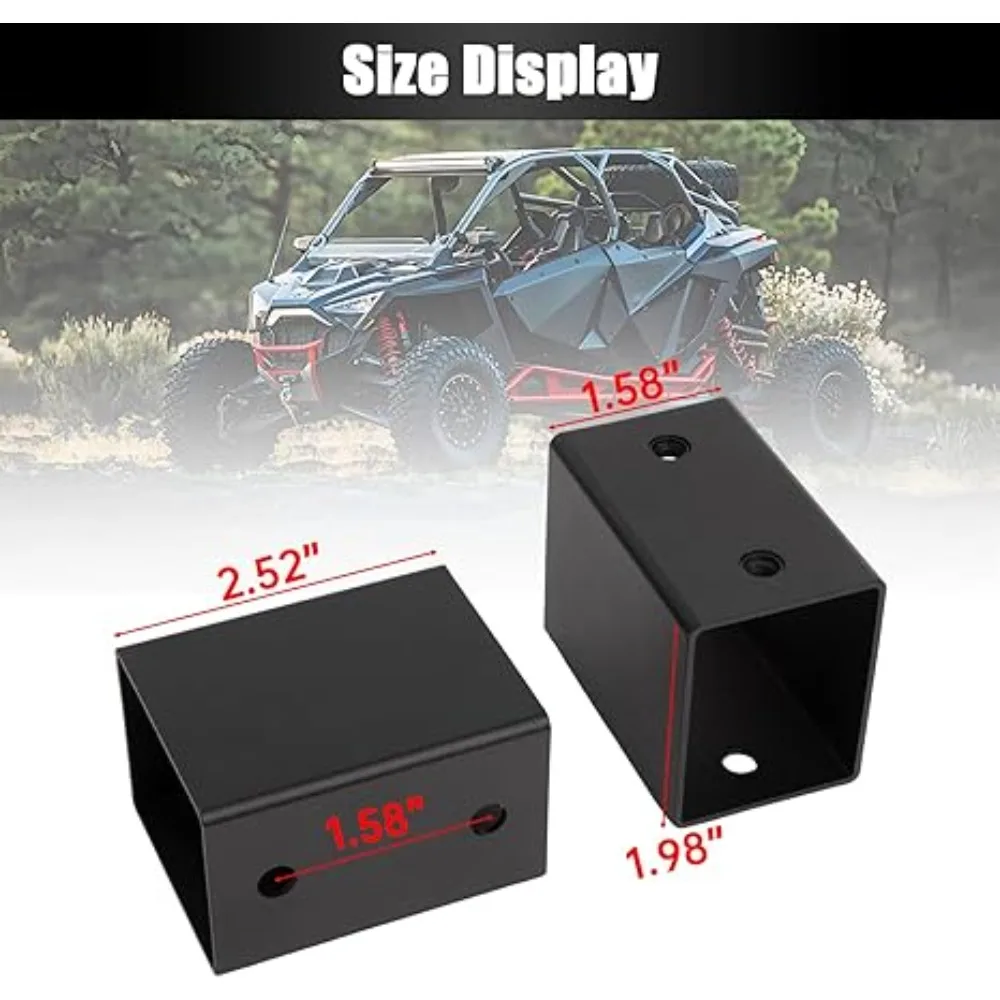 طقم رفع مقعد السائق الرئيسي UTV يرفع المقعد بنسبة 2 بوصة لـ RZR PRO XP/4 XP، RZR Pro R/4 R، RZR TURBO R/4 R 2022-2025 #5