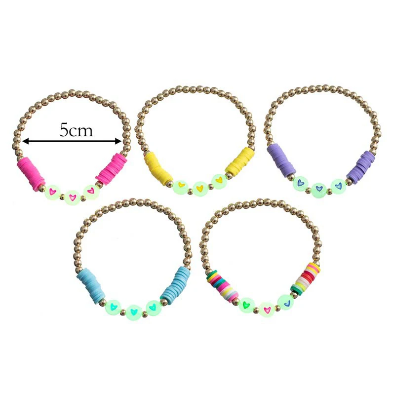 Lot 12 Bracelets D'Amitié Perles Colorées Réglables – Cadeau Fille Enfant Anniversaire Ou Fête