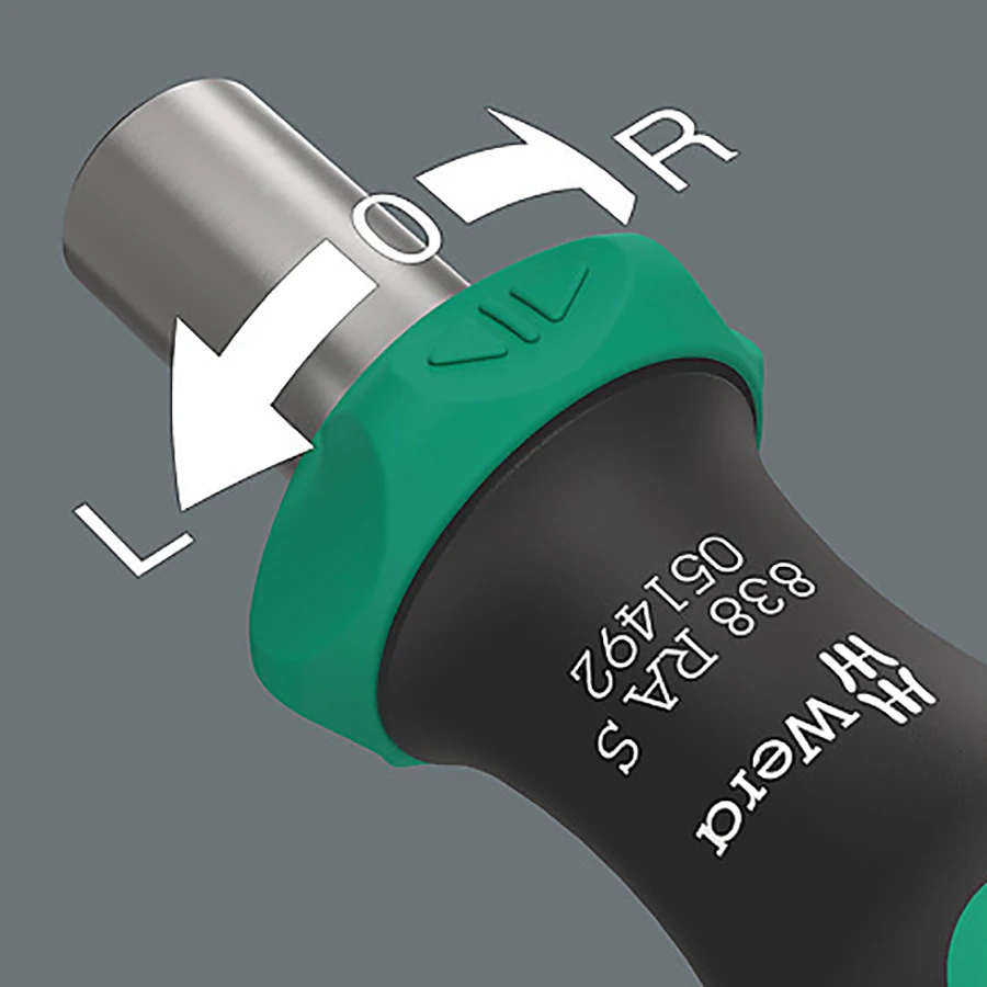 WERA 05051492001 Mini Ratchet Screwdriver with Quick-release Chuck 1/4\