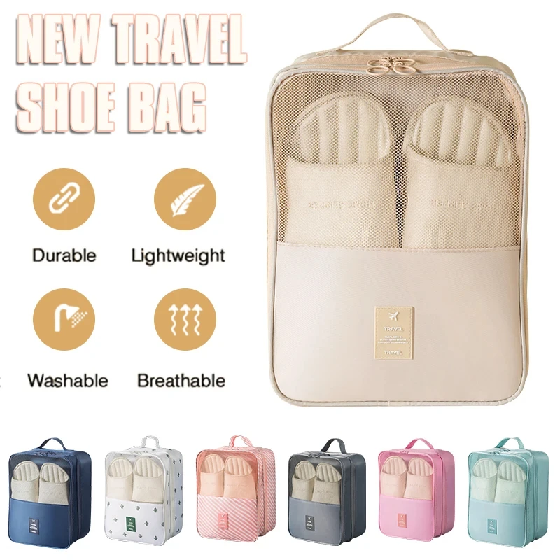 Portable Travel Shoe Bag Multifunction Underwear Clothes Bag Shoe Organizer Storage Bags Travel Organizer Bag Shoe Sorting Pouch