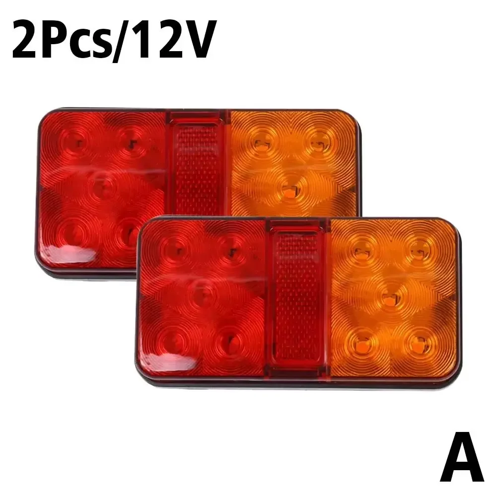 Ultra Heldere 12V Auto LED Staart Richtingaanwijzer Rem Reverse Lamp voor Pickup Truck Trailor Achterlicht Waterdicht