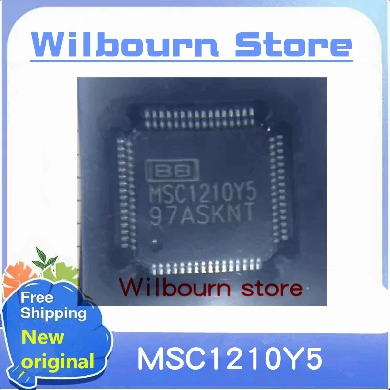 1PCS~10PCS/LOT MSC1210Y5 MSC1210Y5PAG MSC1210Y5PAGR MSC1210Y5PAGT TQFP64 New original stock