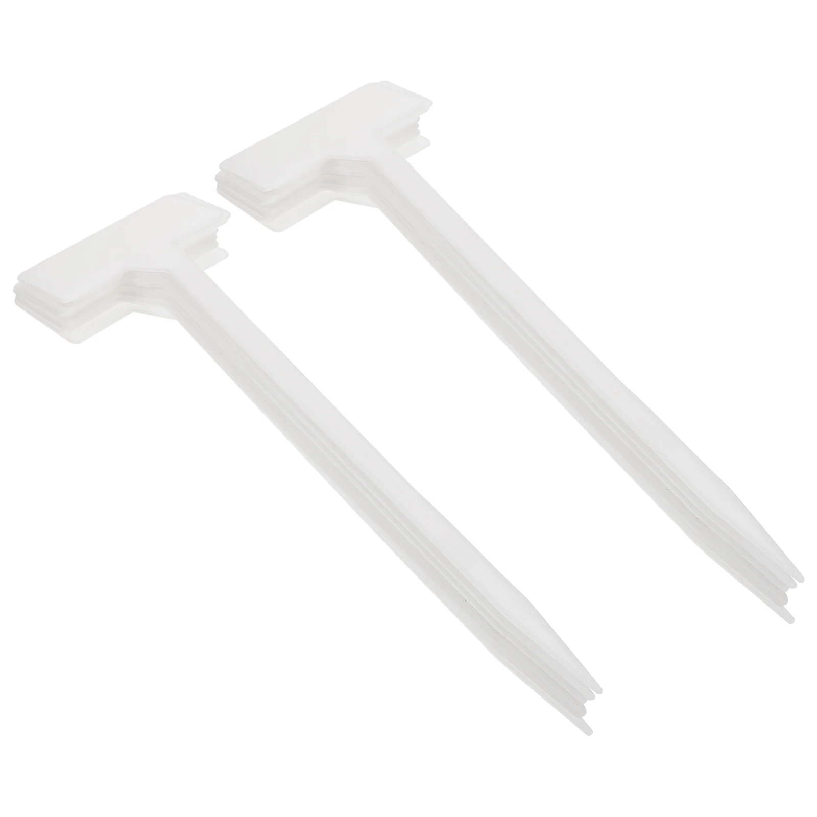 

20 Pcs Plastic Beveled Plant Labels 30cm White Garden Markers Nursery Labels Waterproof Easy Insertion Durable Flower Vegetables