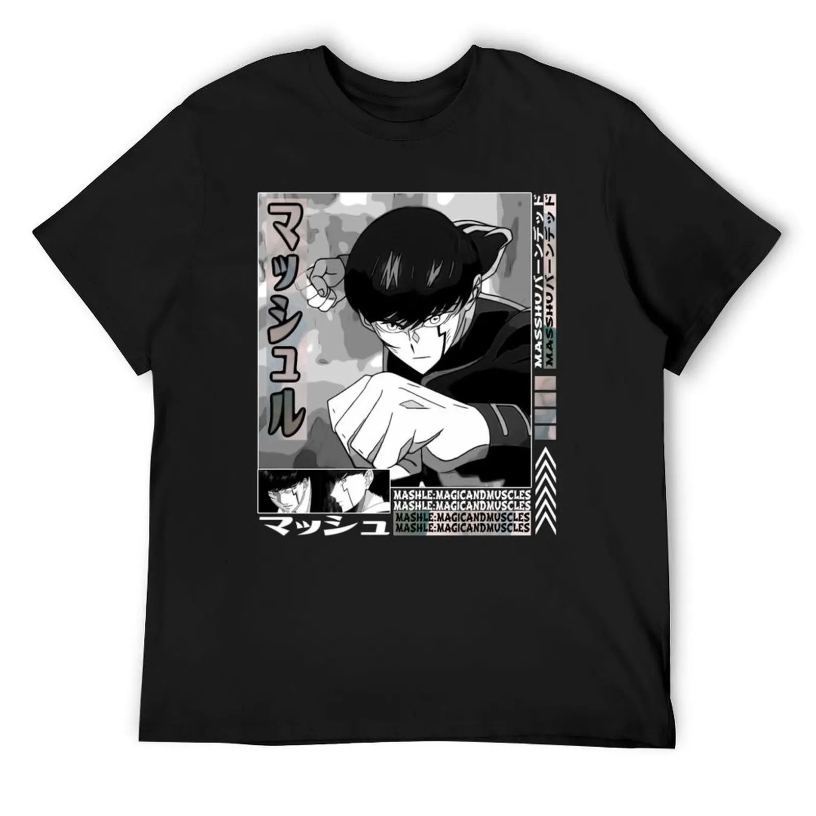 

Mash Burnedead Mashle: Magic and Muscles T-Shirt shirts graphic tees plus size tops oversizeds anime mens t shirt
