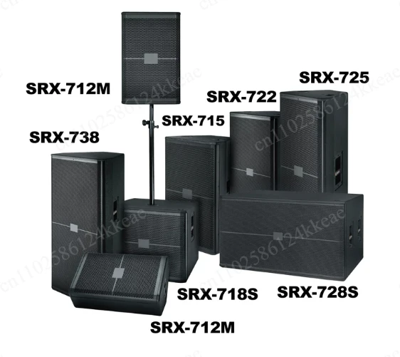 SRX725 Single Dual 15 Inch Professional Full Range Speaker Outdoor Performance Wedding Stage KTV High Power Sound System