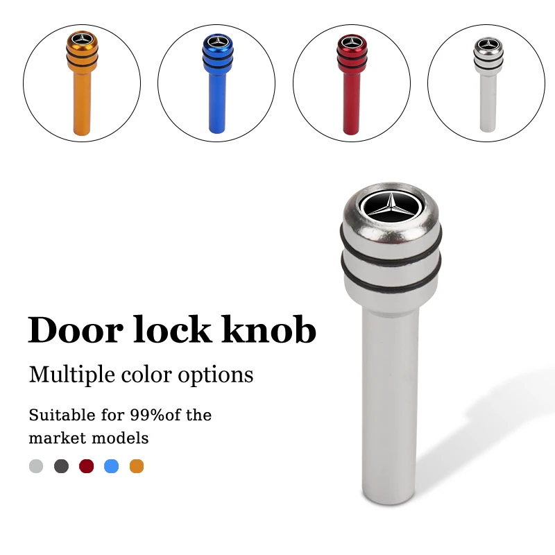 Car Interior Auto Lock Door Lift Alloy Safety Pin For Mercedes Benz AMG W204 W205 W203 W211 W201 W210 W108 W124 W190 W202 W212