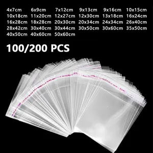 Cellophane Self-adhesive Bag Plastic Opp Transparent Sealed Jewelry Gift Food Candy Chothes Cake Packaging Clear Pouches 12 best sales reusable hand warmer - №12