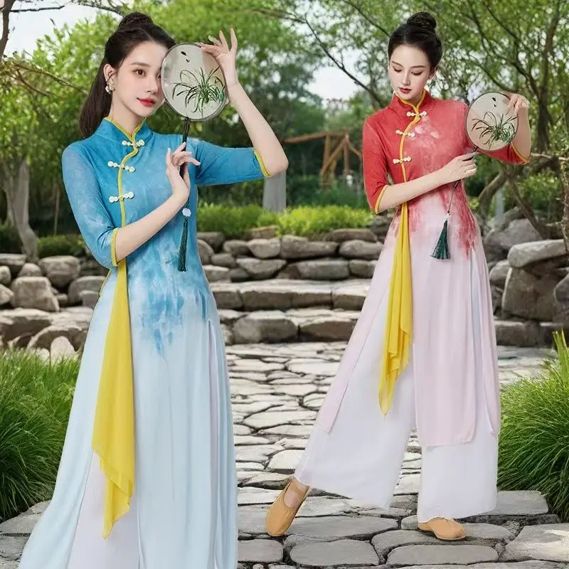 costume-de-spectacle-elegant-a-degrade-pour-femmes-tenue-de-danse-de-groupe-chale-flottant-ensemble-deux-pieces-style-classique-national