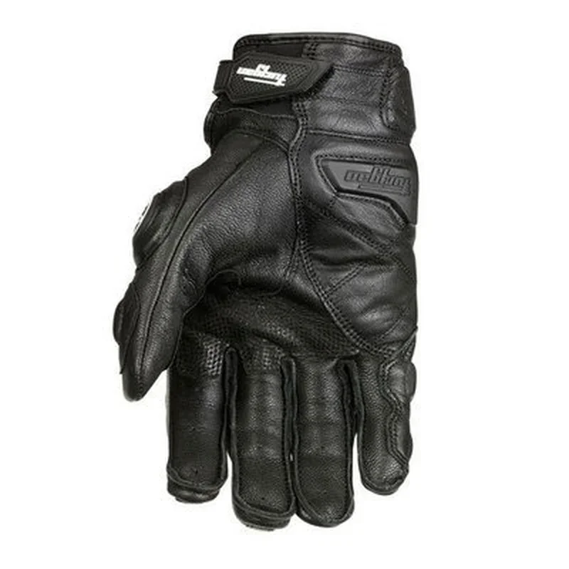 Herren Frauen 4 Saison fahren Super tech schwarz/weiß Motorrad Leder handschuhe Renn handschuh Motorrad Rindsleder Rennrad Ritter