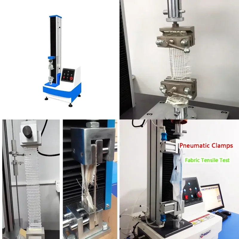 Digital Universal Tensile Tester Single Column for Yarn and Fiberglass Mesh Testing Equipment from Manufacturer
