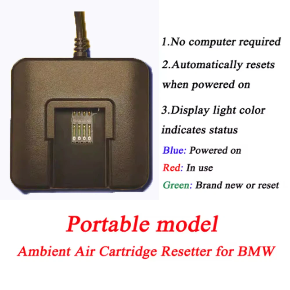Car Ambient Air Cartridge Resetter for BMW X3 X5 X6 X7 5/6/7 Series Fragrance Fresher Chip Activator Tool