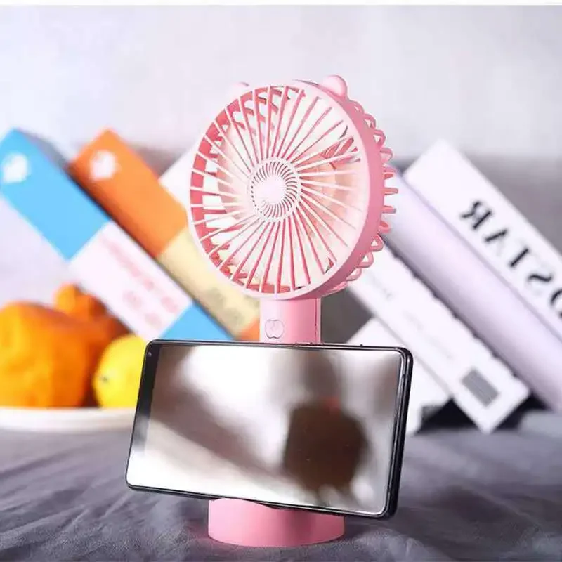 

Новинка 2025 года, портативный мини-вентилятор, перезаряжаемый через USB, бесшумный милый ручной вентилятор, мини-вентилятор для студенческого общежития, летние принадлежности